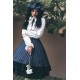 Miss Point Point Mansion Standing Collar Jacquard Long Sleeve Blouse(Reservation/Full Payment Without Shipping)
